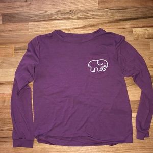 Long sleeve Purple Ivory Ella t-shirt